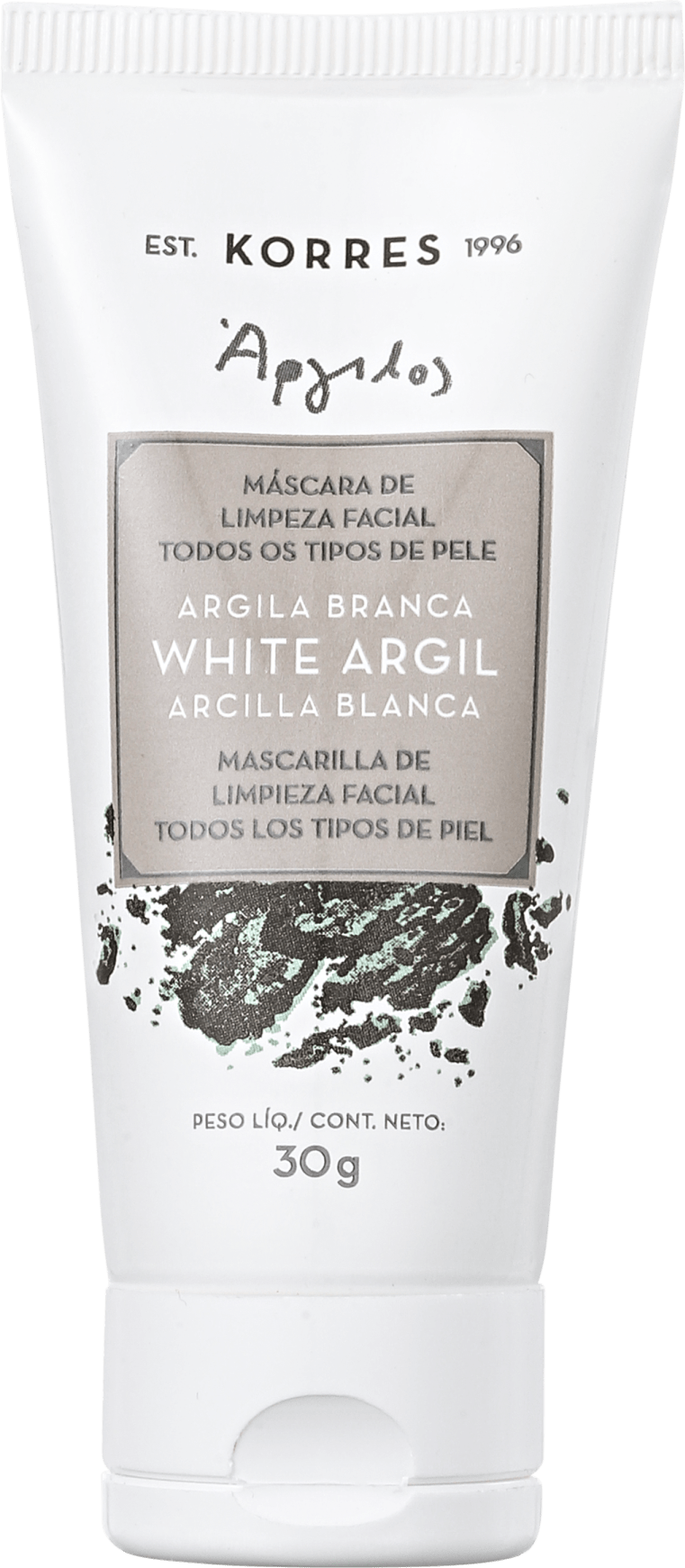 Korres Argila Branca - Máscara de Limpeza Facial 30g