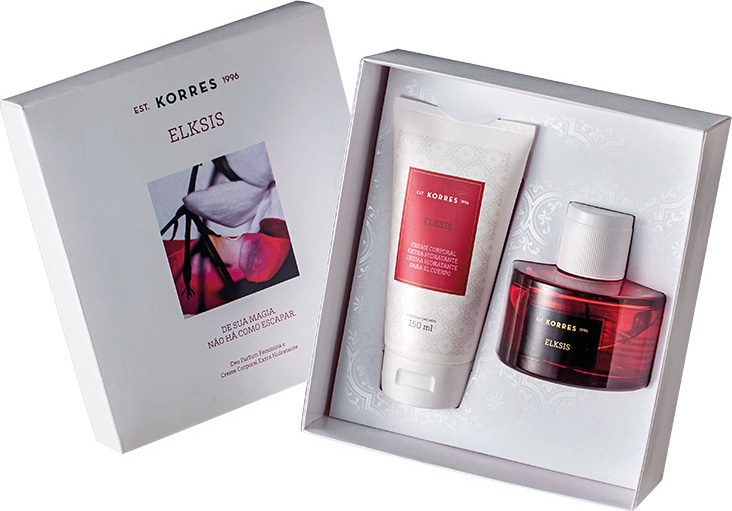 Conjunto Elksis Korres Feminino - Deo Parfum 75ml + Creme Corporal 150ml
