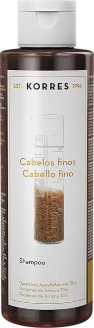 Korres Proteína de Arroz e Tília - Shampoo 250ml