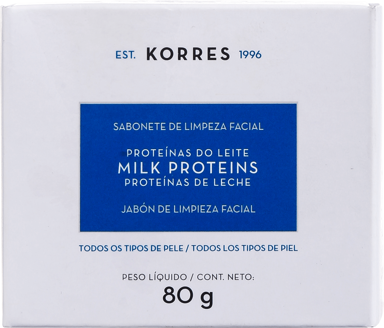 Korres Proteínas do Leite - Sabonete Líquido Facial 80g
