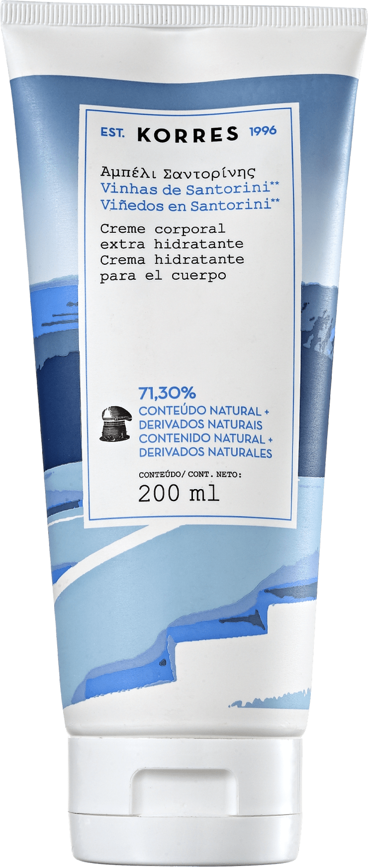 Korres Vinhas de Santorini - Creme Hidratante Corporal 200ml
