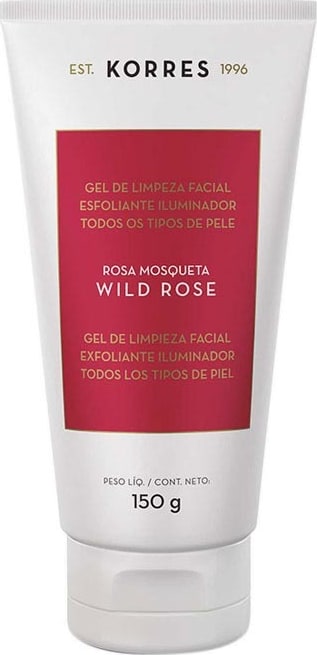 Korres Wild Rose - Gel Esfoliante Iluminador 150g