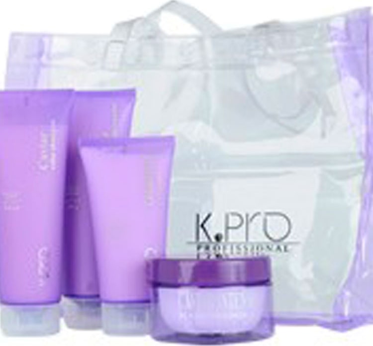 K.Pro Caviar Cabelos Grossos Kit Tratamento Intenso (4 Produtos + 1 Bolsa de Praia de Presente)