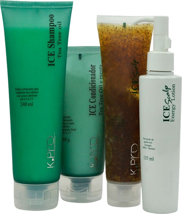 K.Pro Ice Scalp Ritual Detox Capilar Kit (4 Produtos)