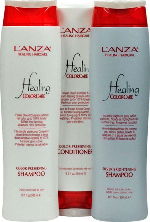L'Anza Healing Colorcare Silver Kit (3 Produtos)