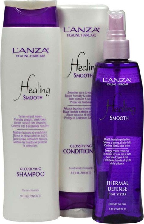 L'Anza Healing Smooth Thermal Kit (3 Produtos)