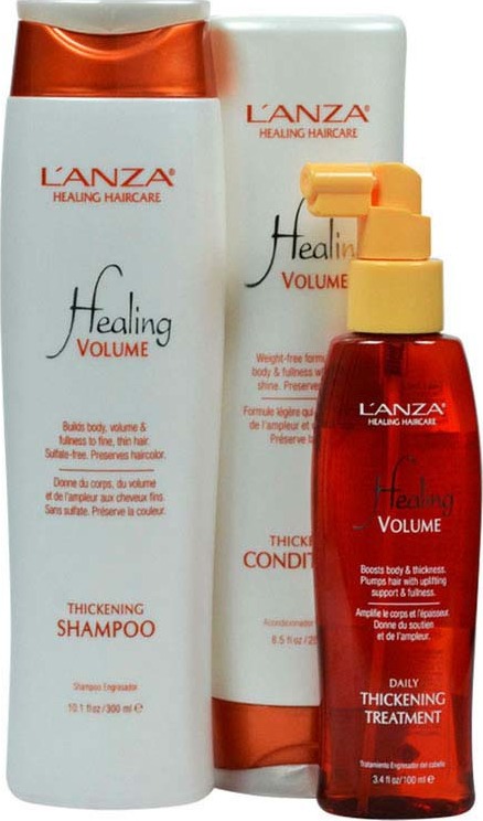 L'Anza Healing Volume Treatment Kit (3 Produtos)