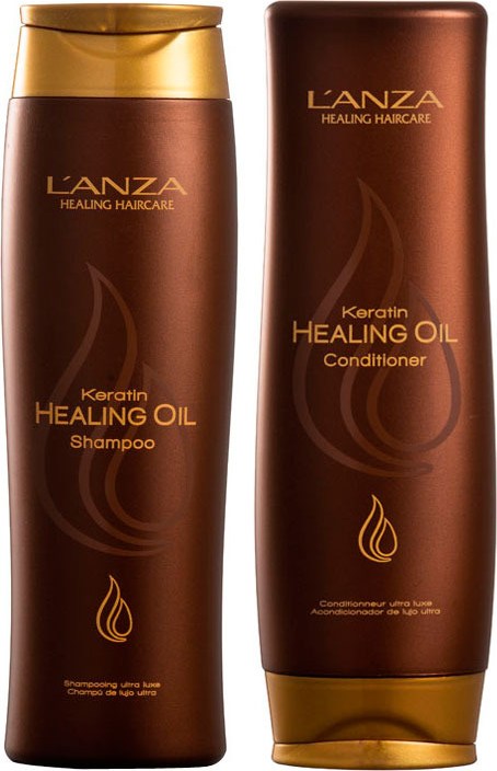 L'Anza Keratin Healing Oil Duo Kit (2 Produtos)