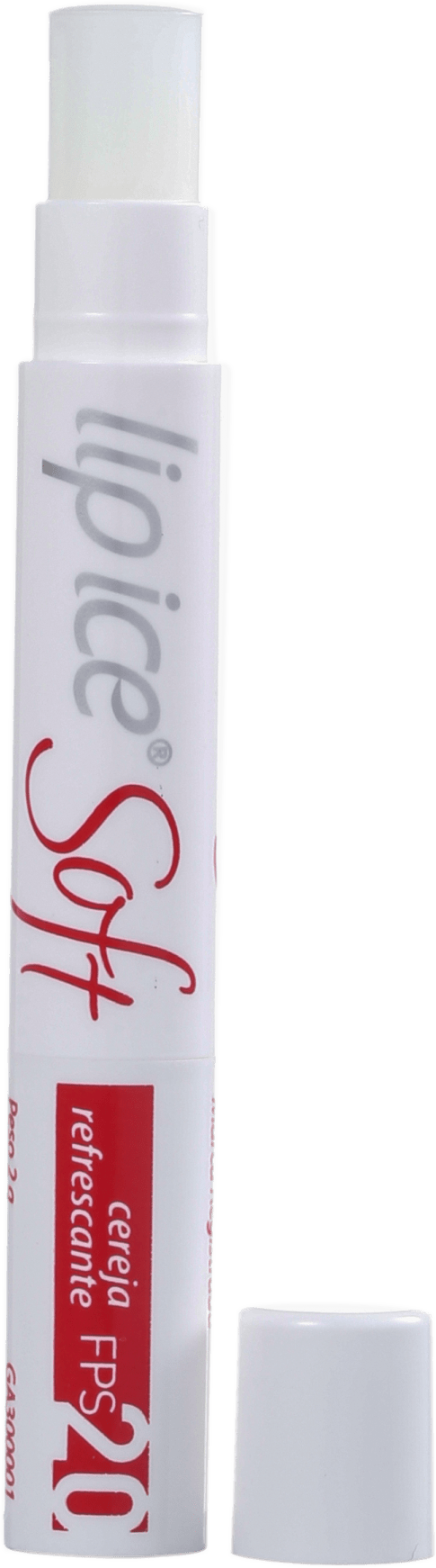 Lip Ice Soft Cereja Refrescante FPS 20 - Protetor Labial 2g