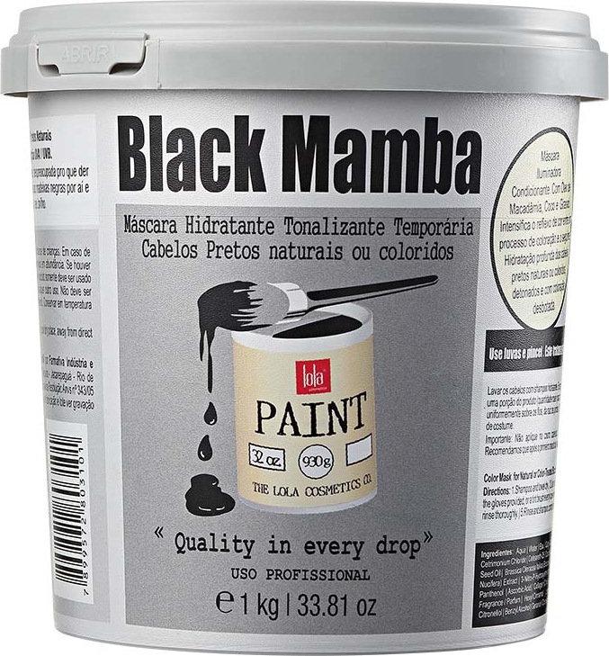 Lola Cosmetics Black Mamba - Máscara Tonalizante 1kg