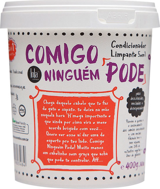 Lola Cosmetics Comigo Ninguém Pode Condicionador Limpante 5 em 1 - Condicionador 400ml