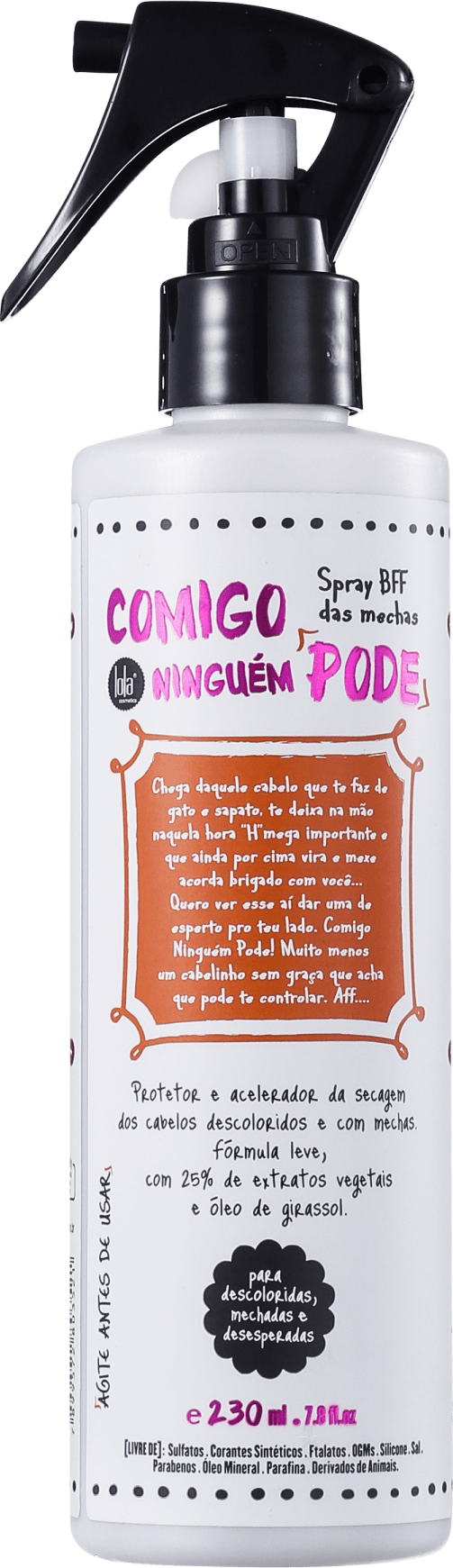 Lola Cosmetics Comigo Ninguém Pode Spray BFF das Mechas - Spray Finalizador 230ml