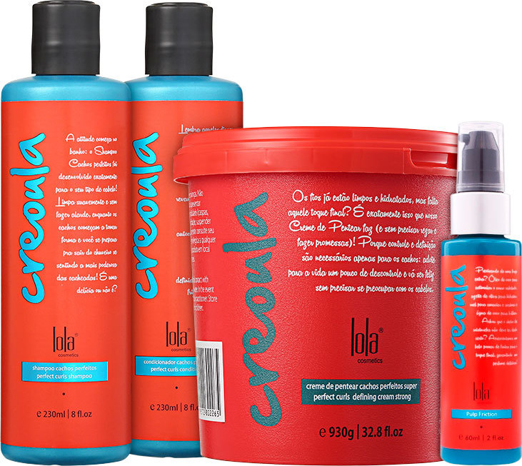 Lola Cosmetics Creoula Cachos Perfeitos Full Kit (4 Produtos)