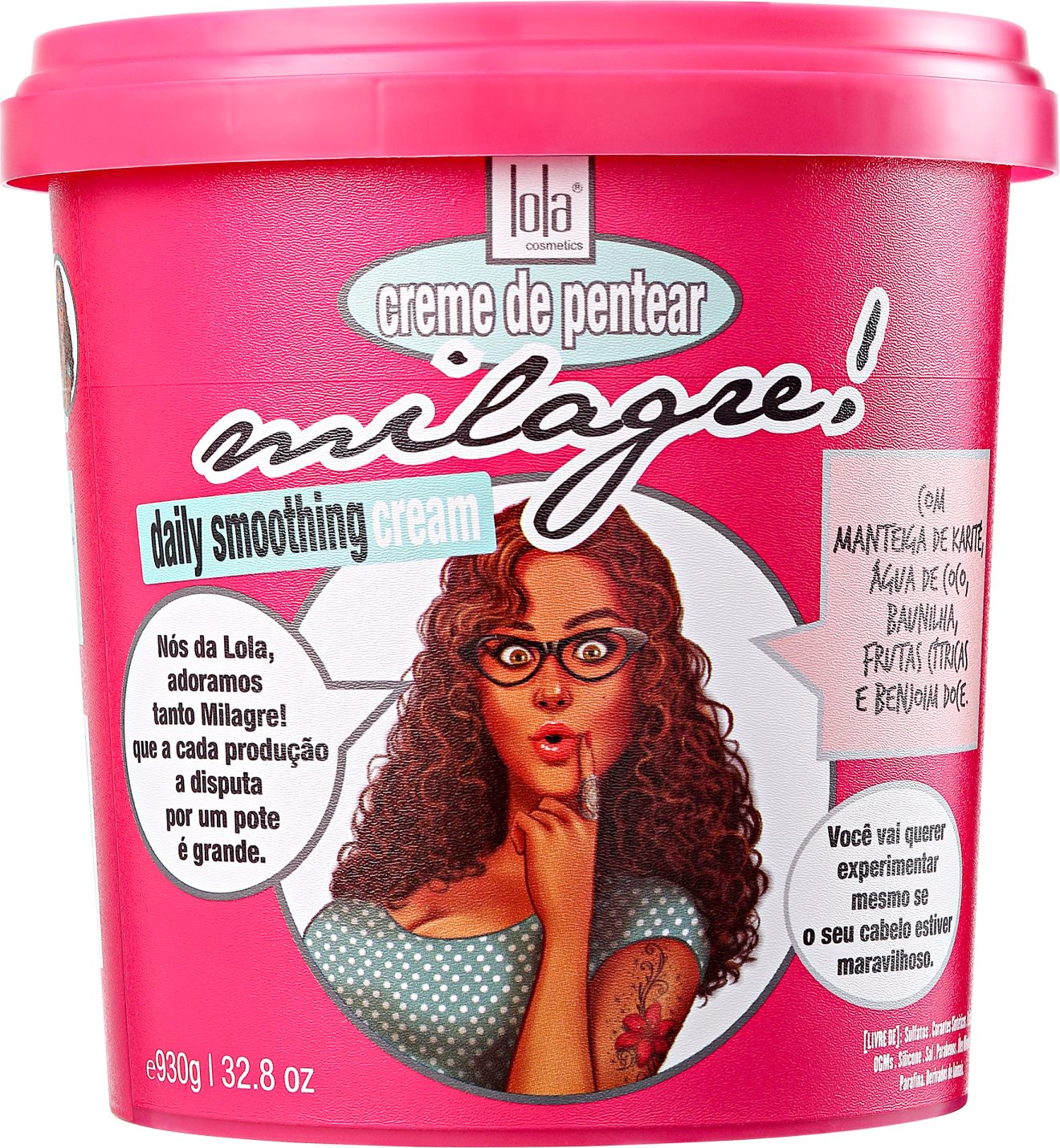 Lola Cosmetics Milagre - Creme de Pentear 930g