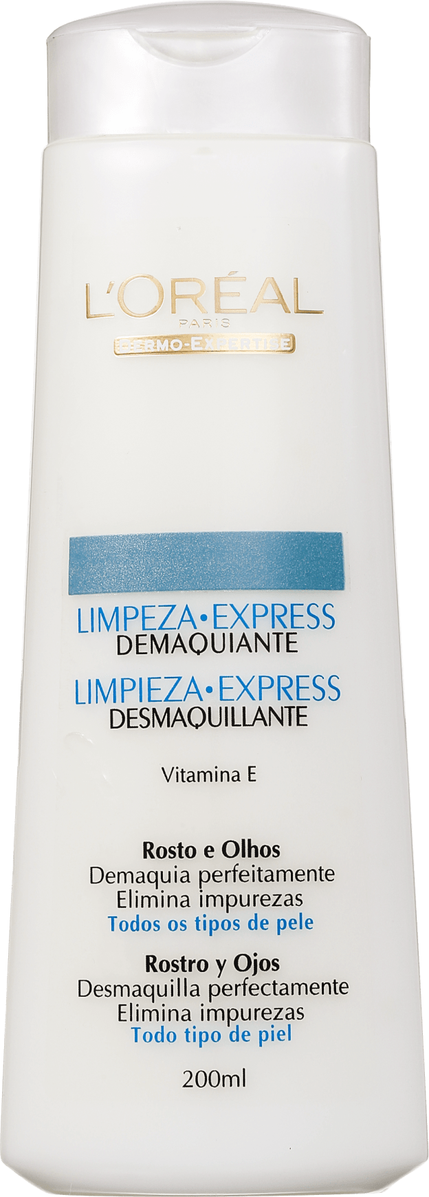 L'Oréal Paris Limpeza Express Dermo-Expertise - Loção Demaquilante para Rosto e Olhos 200ml