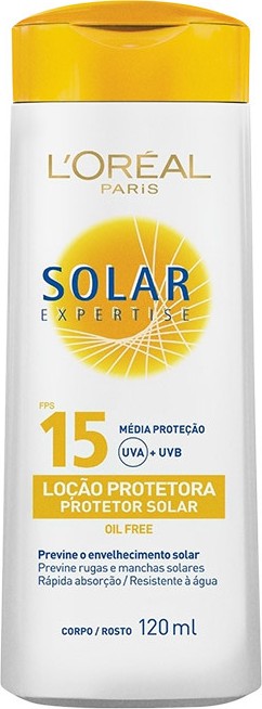 L´Oréal Paris Solar Expertise Loção FPS 15 - Protetor Solar 120ml