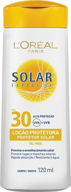 L'Oréal Paris Solar Expertise FPS 30 - Protetor Solar em Loção 120ml