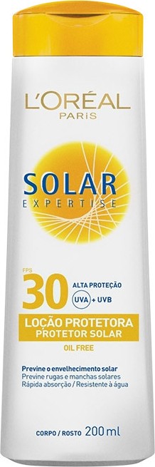 L'Oréal Paris Solar Expertise FPS 30 - Protetor Solar em Loção 200ml