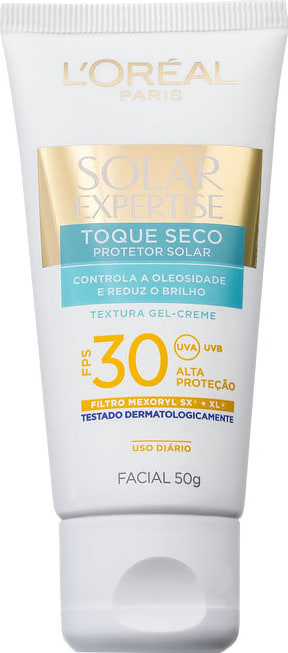 L'Oréal Paris Solar Expertise Toque Seco FPS 30 - Protetor Solar Facial 50g