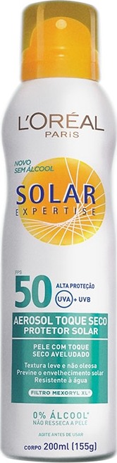 L'Oréal Paris Solar Expertise Toque Seco FPS 50 - Protetor Solar em Spray 200ml