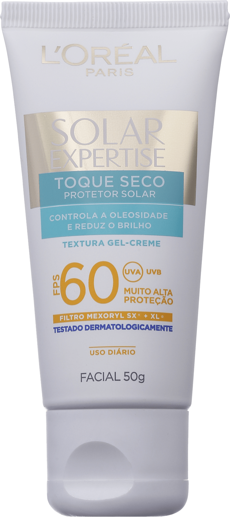 L'Oréal Paris Solar Expertise Toque Seco FPS 60 - Protetor Solar Facial 50g
