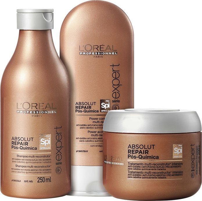 L'Oréal Professionnel Absolut Repair Pós-Química Multi-reconstrutor Intensivo Kit (3 Produtos)
