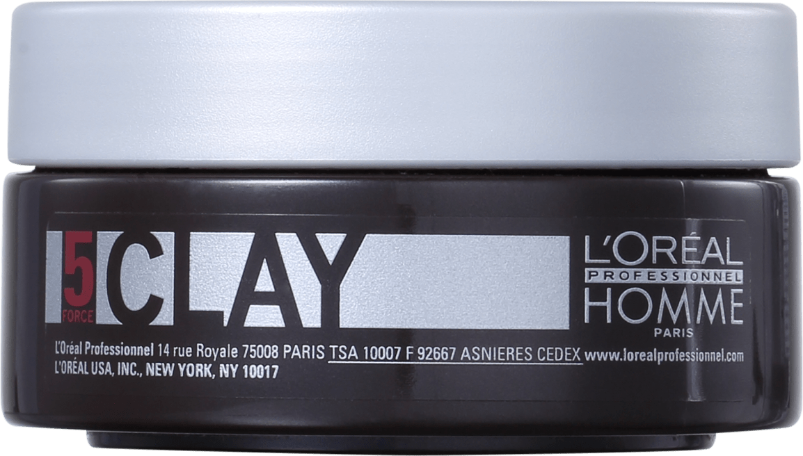 L'Oréal Professionnel Homme Clay Force 5 - Pasta de Fixação Forte 50ml
