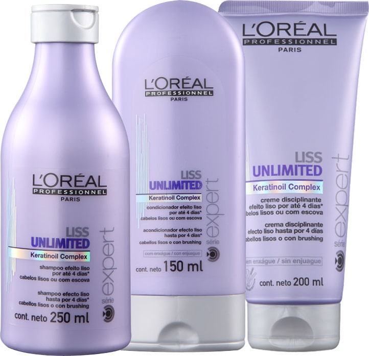 L'Oréal Professionnel Liss Unlimited Discipline Kit (3 Produtos)
