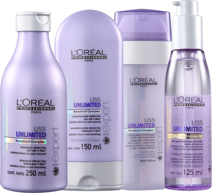 L'Oréal Professionnel Liss Unlimited Sos Shine Kit (4 Produtos)