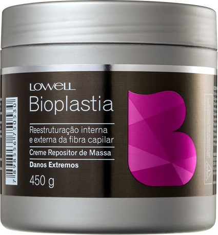 Lowell Bioplastia Creme Repositor de Massa Danos Extremos - Máscara Condicionante 450g