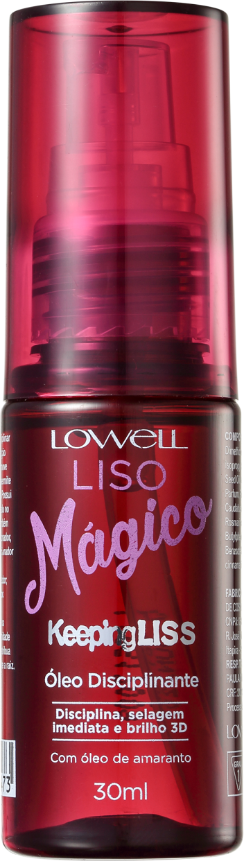 Lowell Liso Mágico Keeping Liss - Óleo Disciplinante 30ml