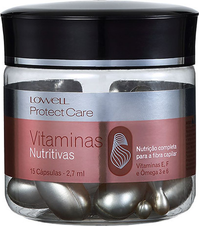 Lowell Protect Care Vitaminas Nutritivas - Cápsulas de Tratamento 15x2,7ml