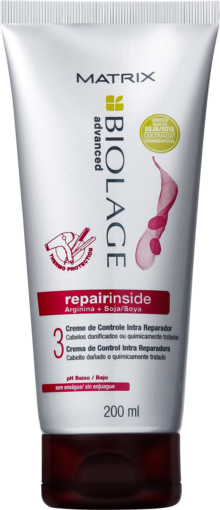 Matrix Biolage Repairinside Creme de Controle Intra Reparador - Protetor Térmico Reparador 200ml