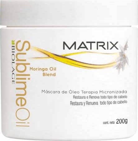 Matrix Biolage Sublime Oil Máscara de Óleo Terapia - Tratamento 200g