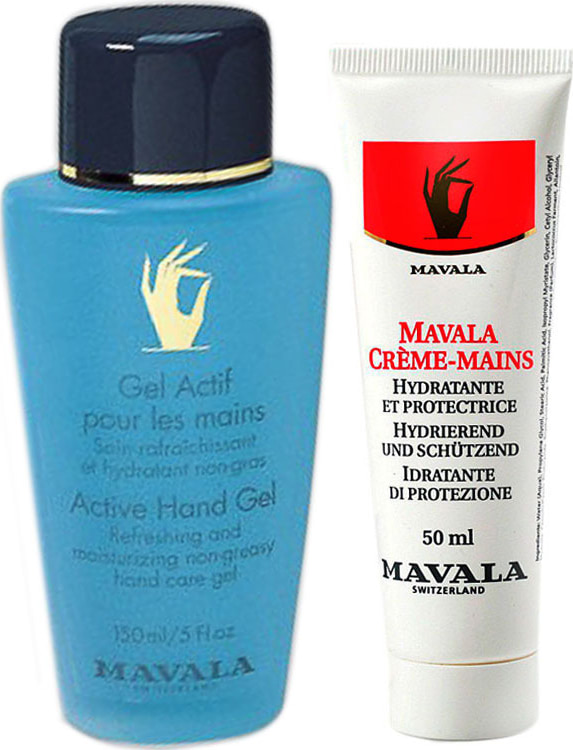 Kit Mavala Active Gel & Cream para as Mãos - Hidratante 50ml + Gel 150ml