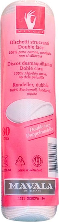 Mavala Cotton Pads - Disco Removedor de Esmalte (80 unidades)