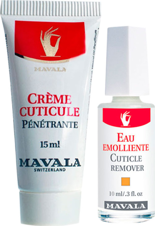 Kit Mavala Cuticle Cream & Remover - Hidratante 15ml + Removedor 10ml