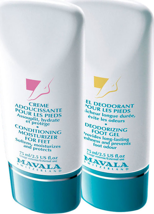 Kit Mavala Deodorizing Foot Gel e Conditionning Moisturizer for Feet (2 produtos)