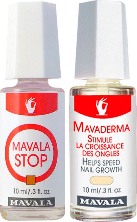 Kit Mavala Mavaderma & Stop - Base 10ml + Fortificante 10ml