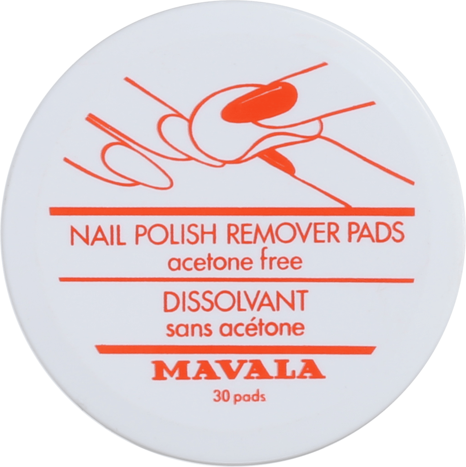 Mavala Nail Polish Remover Pads - Disco Removedor de Esmalte (30 unidades)