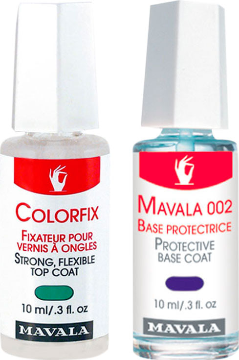 Kit Mavala Protective Base Coat & Colorfix - Base 10ml + Base Fixadora 10ml