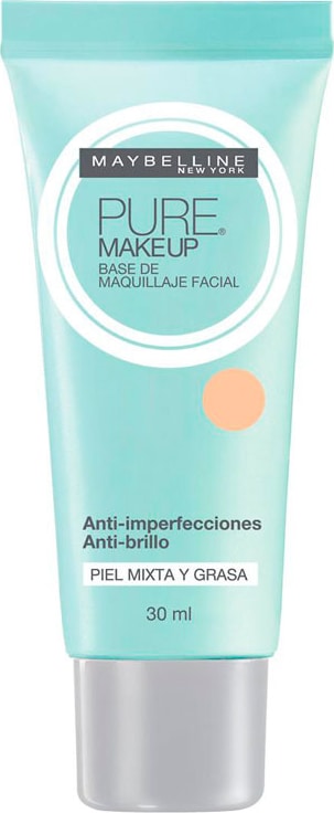 Maybelline Pure Makeup Bege Claro - Base Líquida 30ml