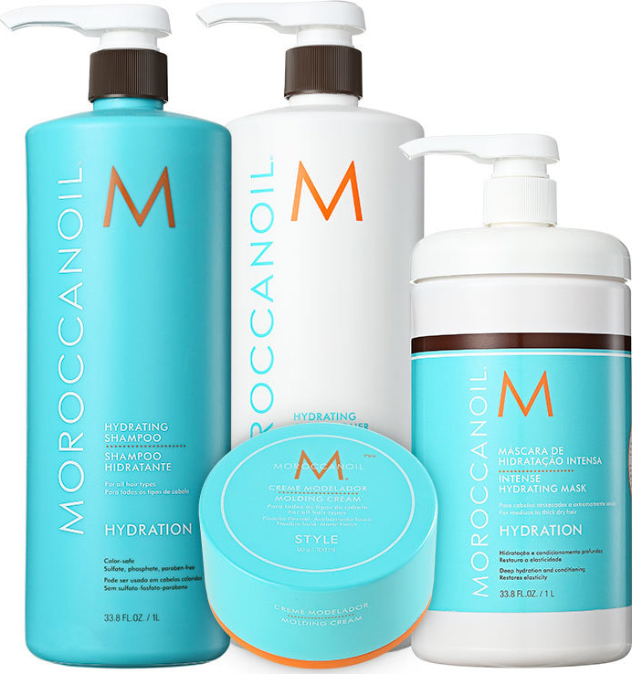 Moroccanoil Hydrating Complete Kit (4 Produtos)