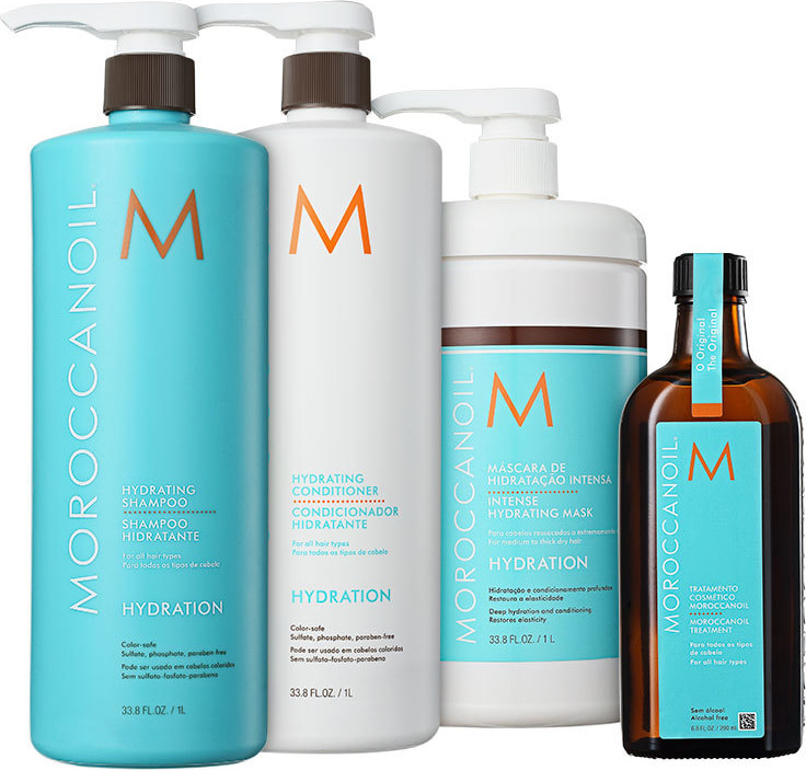 Moroccanoil Hydrating Treatment Kit (4 Produtos)