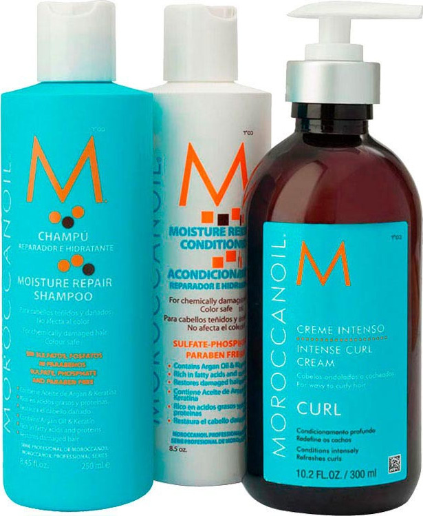Moroccanoil Repair Curl Kit (3 Produtos)