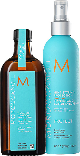 Moroccanoil Treatment Heat Styling Kit (2 Produtos)