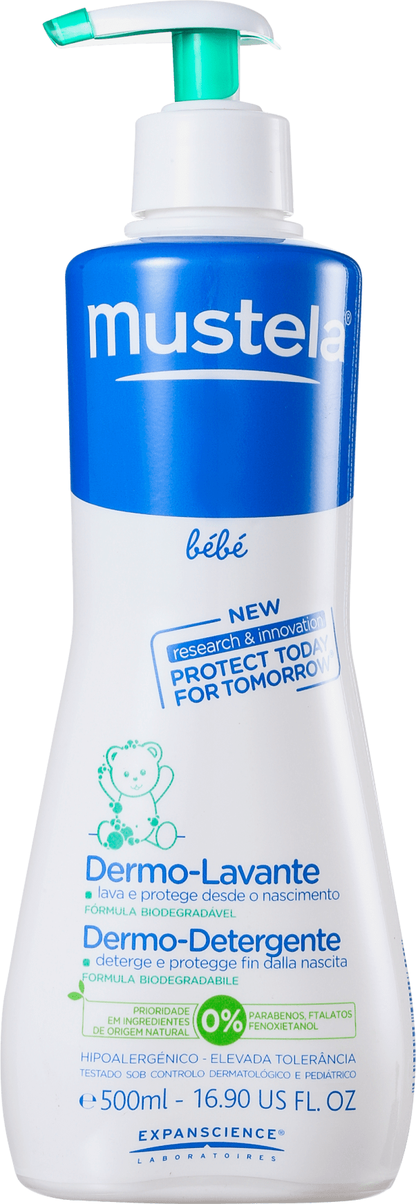 Mustela Bébé Dermo-Nettoyant - Gel de Limpeza 500ml