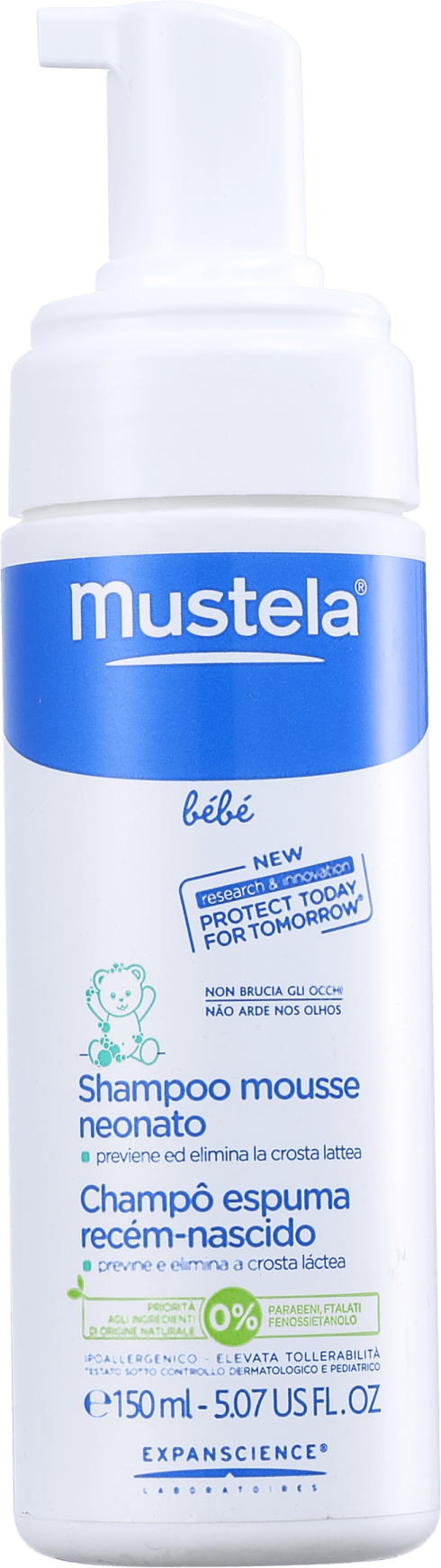 Mustela Bébé Shampooing Mousse Nourrisson - Shampoo 150ml