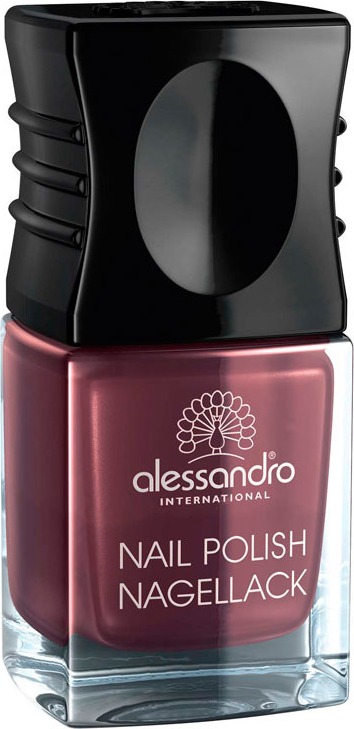 Alessandro International Nail Polish Dark Rubin - Esmalte Cintilante 10ml