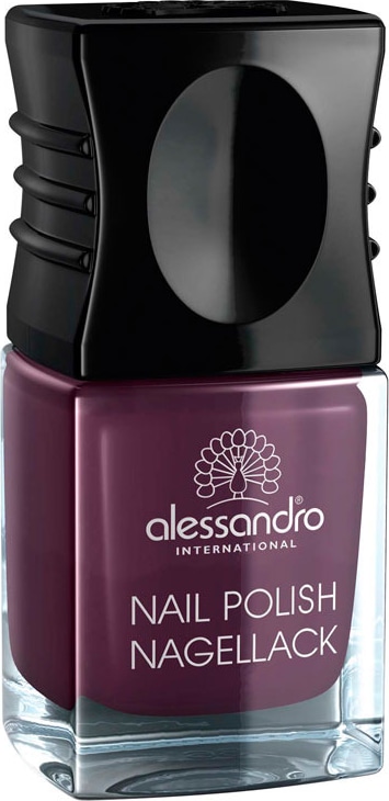 Alessandro International Nail Polish Dark Violet - Esmalte Cremoso 10ml
